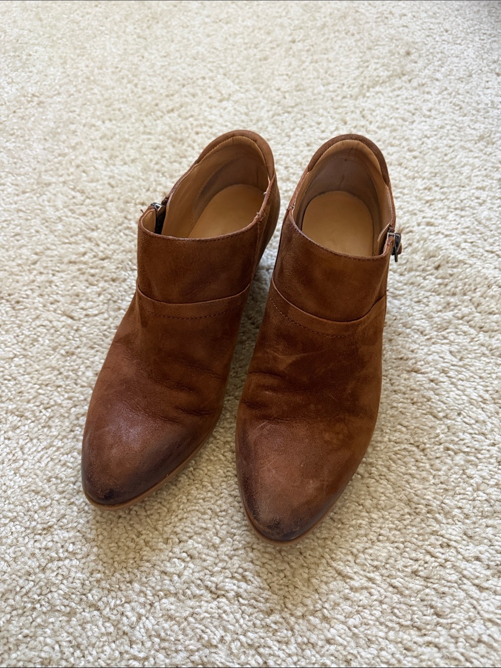 Franco Sarto brown booties